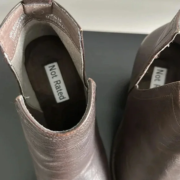 Not Rated Brown Cowgirl Booties - Picture 6 of 7